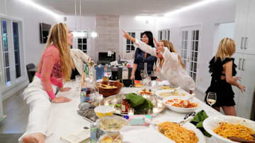 THE REAL HOUSEWIVES OF NEW YORK CITY, Leah McSweeney, Sonja Morgan (Photo by: Heidi Gutman/Bravo)