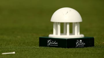WHITE SULPHUR SPRINGS, WV - JULY 04: A tee marker during the third round of the Greenbrier Classic at the Old White TPC on July 4, 2015 in White Sulphur Springs, West Virginia. (Photo by Darren Carroll/Getty Images)