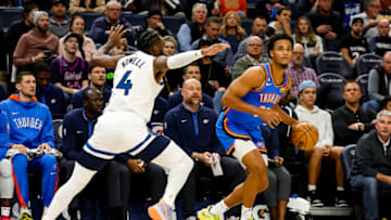 Jeremiah Robinson-Earl #50 of the Oklahoma City Thunder (Photo by David Berding/Getty Images)