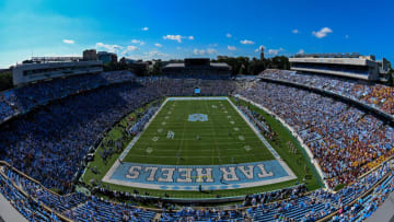 CHAPEL HILL, NORTH CAROLINA - SEPTEMBER 16: A general view of the game between the North Carolina Tar Heels and the Minnesota Golden Gophers at Kenan Memorial Stadium on September 16, 2023 in Chapel Hill, North Carolina. The Tar Heels won 31-13. (Photo by Grant Halverson/Getty Images)