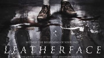 Poster for the horror origin story "Leatherface."Photo Credit: Millennium Films/Lionsgate
