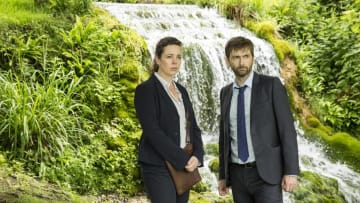 Olivia Colman and David Tennant in 'Broadchurch.' Photo Credit: Courtesy of BBC America.