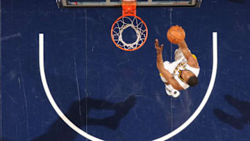INDIANAPOLIS, IN - MARCH 8: Glenn Robinson III #40 of the Indiana Pacers shoots the ball against the Detroit Pistons on March 8, 2017 at Bankers Life Fieldhouse in Indianapolis, Indiana. NOTE TO USER: User expressly acknowledges and agrees that, by downloading and or using this Photograph, user is consenting to the terms and conditions of the Getty Images License Agreement. Mandatory Copyright Notice: Copyright 2017 NBAE (Photo by Ron Hoskins/NBAE via Getty Images)