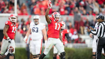 ATHENS, GA - NOVEMBER 12: Linebacker Davin Bellamy