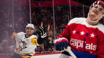 Brandon Tanev #13 of the Pittsburgh Penguins. (Photo by Scott Taetsch/Getty Images)