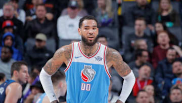 SACRAMENTO, CA - FEBRUARY 26: Willie Cauley-Stein #00 of the Sacramento Kings looks on during the game against the Minnesota Timberwolves on February 26, 2018 at Golden 1 Center in Sacramento, California. NOTE TO USER: User expressly acknowledges and agrees that, by downloading and or using this photograph, User is consenting to the terms and conditions of the Getty Images Agreement. Mandatory Copyright Notice: Copyright 2018 NBAE (Photo by Rocky Widner/NBAE via Getty Images)