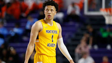 FORT MYERS, FLORIDA - DECEMBER 19: Cade Cunningham #1 of Montverde Academy in action against Sanford School during the City of Palms Classic Day 2 at Suncoast Credit Union Arena on December 19, 2019 in Fort Myers, Florida. (Photo by Michael Reaves/Getty Images)