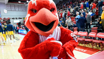 The St. John's basketball mascot, Johnny Thunderbird