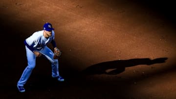 Hunter Dozier #17 of the Kansas City Royals (Photo by Brian Davidson/Getty Images)