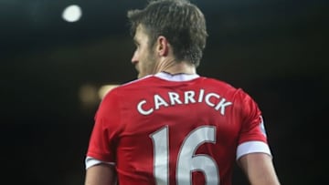 MANCHESTER, ENGLAND - DECEMBER 19: Michael Carrick of Manchester United in action during the Barclays Premier League match between Manchester United and Norwich City at Old Trafford on December 19, 2015 in Manchester, England. (Photo by Tom Purslow/Man Utd via Getty Images)
