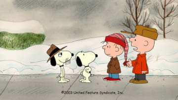 I WANT A DOG FOR CHRISTMAS, CHARLIE BROWN! - This holiday season, ABC once again airs the PEANUTS Christmas special "I Want a Dog for Christmas, Charlie Brown," produced and animated by the same team that gave us the other, now classic cartoon specials based on Charles M. Schulz's famed comic strip. "I Want a Dog for Christmas, Charlie Brown" airs SUNDAY, DEC. 22 (7:00-8:00 p.m. EST), on ABC. "I Want a Dog for Christmas, Charlie Brown" centers on ReRun, the lovable but ever-skeptical younger brother of Linus and Lucy. It's Christmas vacation and, as usual, ReRun's big sister is stressing him out, so he decides to turn to his best friend, Snoopy, for amusement and holiday cheer. However, his faithful but unpredictable beagle companion has plans of his own, giving ReRun reason to ask Snoopy to invite his canine brother Spike for a visit. When Spike shows up, it looks like ReRun will have a dog for Christmas after all - but then the real trouble begins. (© 2003 United Feature Syndicate Inc.)