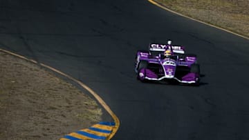 SONOMA, CA - SEPTEMBER 14: Santino Ferrucci, driver of the #39 Dale Coyne Racing Honda, on track during pracrtice for the Verizon IndyCar Series Sonoma Grand Prix at Sonoma Raceway on September 14, 2018 in Sonoma, California. (Photo by Jonathan Moore/Getty Images)