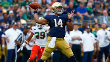 SOUTH BEND, IN - OCTOBER 29: DeShone Kizer