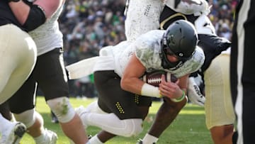 Former Auburn football quarterback Bo Nix would've had a disappointing 2023 NFL draft had he not returned to Oregon for a fifth college football season Mandatory Credit: Ron Chenoy-USA TODAY Sports