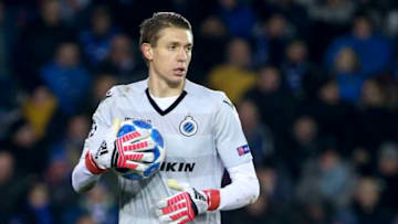 BRUGGE, BELGIUM - DECEMBER 11: Goalkeeper of Club Brugge Ethan Horvath during the UEFA Champions League Group A match between Club Brugge KV and Club Atletico de Madrid at Jan Breydel Stadium on December 11, 2018 in Brugge, Belgium. (Photo by Jean Catuffe/Getty Images)