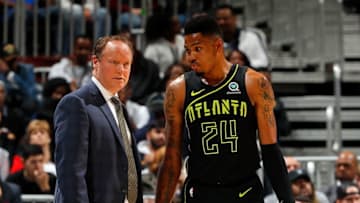 ATLANTA, GA - FEBRUARY 09: Kent Bazemore