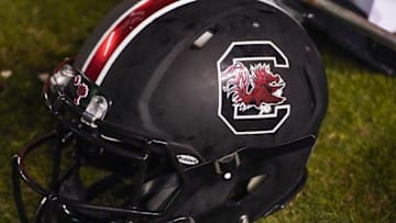 South Carolina Football helmet. Mandatory Credit: Jim Dedmon-USA TODAY Sports