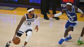 D'Angelo Russell has had his issues leading the Minnesota Timberwolves' offense. (Photo by John McCoy/Getty Images)