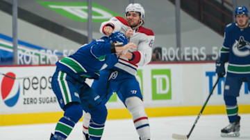 Mar 10, 2021; Vancouver, British Columbia, CAN; Montreal Canadiens Ben Chiarot Mandatory Credit: Bob Frid-USA TODAY Sports
