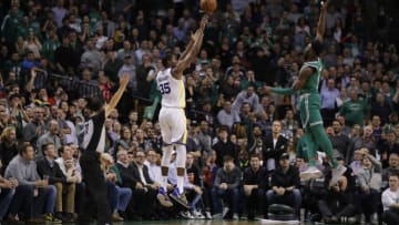 NESN's Sean McGuire wrote in his piece 'Five Biggest ‘What-Ifs’ Of Danny Ainge Era With Boston Celtics' that Cs fans might not get over not landing KD Mandatory Credit: David Butler II-USA TODAY Sports