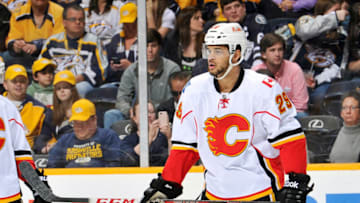 Akim Aliu, Calgary Flames (Photo by Frederick Breedon/Getty Images)