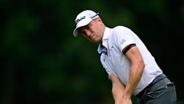 Justin Thomas, 2023 Wyndham Championship,(Photo by Logan Whitton/Getty Images)