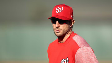FanDuel MLB: SAN FRANCISCO, CA - APRIL 23: Max Scherzer #31 of the Washington Nationals stands on the field during batting practice before their game against the San Francisco Giants at AT&T Park on April 23, 2018 in San Francisco, California. (Photo by Ezra Shaw/Getty Images)