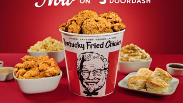 KFC partners with DoorDash, photo provided by KFC