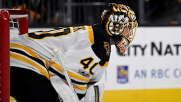 LAS VEGAS, NV - OCTOBER 15: Tuukka Rask