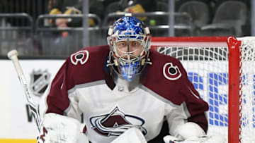 LAS VEGAS, NV - SEPTEMBER 28: Semyon Varlamov