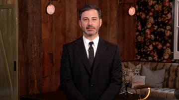 UNSPECIFIED LOCATION - APRIL 18: In this screengrab, Jimmy Kimmel, speaks during "One World: Together At Home" presented by Global Citizen on April, 18, 2020. The global broadcast and digital special was held to support frontline healthcare workers and the COVID-19 Solidarity Response Fund for the World Health Organization, powered by the UN Foundation. (Photo by Getty Images/Getty Images for Global Citizen )