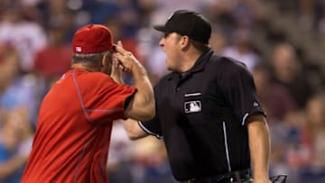 PHILADELPHIA, PA - AUGUST 25: Bench coach Larry Bowa