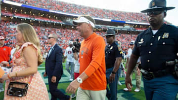 Auburn footballAuburn Tigers head coach Hugh Freeze walks off the field after the game as Auburn Tigers take on Georgia Bulldogs at Jordan-Hare Stadium in Auburn, Ala., on Saturday, Sept. 30, 2023. Georgia Bulldogs defeated Auburn Tigers 27-20.