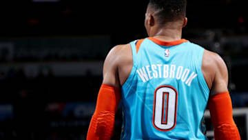 Russell Westbrook, OKC Thunder (Photo by Zach Beeker/NBAE via Getty Images)