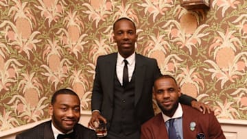 NEW ORLEANS, LA - FEBRUARY 18: (L-R) John Wall, CEO of Klutch Sports Group Rich Paul and LeBron James attend the Rémy Martin and Klutch Sports Group toast their All Stars event on February 18, 2017 in New Orleans, Louisiana. (Photo by Erika Goldring/Getty Images for Remy Martin)