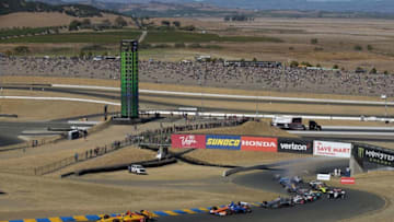 SONOMA, CA - SEPTEMBER 16: Ryan Hunter-Reay, driver of the #28 Andretti Autosport Honda (Photo by Jonathan Moore/Getty Images)