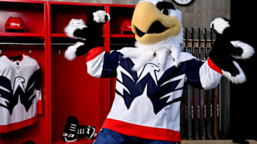 Slapshot, Washington Capitals (Photo by Grant Halverson/Getty Images)