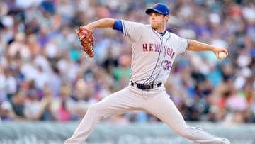 DENVER, CO - AUGUST 01: Starting pitcher Steven Matz