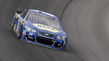 BROOKLYN, MI - AUGUST 11: Chase Elliott, driver of the #24 NAPA Chevrolet, practices for the Monster Energy NASCAR Cup Series Pure Michigan 400 at Michigan International Speedway on August 11, 2017 in Brooklyn, Michigan. (Photo by Gregory Shamus/Getty Images)