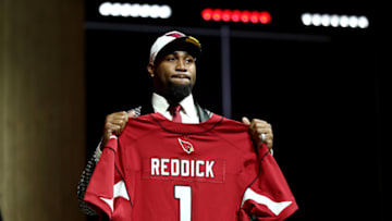 PHILADELPHIA, PA - APRIL 27: Haason Reddick of Temple reacts after being picked