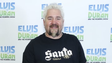 NEW YORK, NEW YORK - FEBRUARY 26: Chef Guy Fieri visits "The Elvis Duran Z100 Morning Show" at Z100 Studio on February 26, 2020 in New York City. (Photo by John Lamparski/Getty Images)