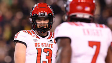 The top quarterback targets this offseason for Hugh Freeze and his Auburn football staff are trending elsewhere at the moment (Photo by Grant Halverson/Getty Images)