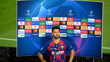 Barcelona's Uruguayan forward Luis Suarez (Photo by LLUIS GENE/AFP via Getty Images)