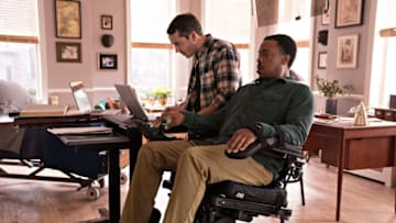 LINCOLN RHYME: HUNT FOR THE BONE COLLECTOR -- "Russian Roulette" Episode 103 -- Pictured: (l-r) Tate Ellington as Felix, Russell Hornsby as Lincoln Rhyme -- (Photo by: Barbara Nitke/NBC)