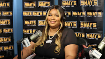 NEW YORK, NEW YORK - APRIL 18: Lizzo visits 'Sway in the Morning' with Sway Calloway on Eminem's Shade 45 at SiriusXM Studios on April 18, 2022 in New York City. (Photo by Cindy Ord/Getty Images for SiriusXM)