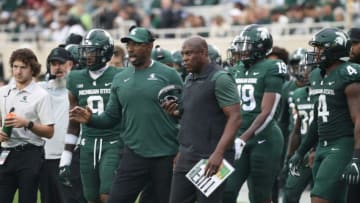 Michigan State Spartans head coach Mel Tucker during the 34-7 loss to the Minnesota Golden Gophers at Spartan Stadium, Saturday, Sept. 24, 2022.Msu 092422 Kd 3174
