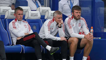 LONDON, ENGLAND - JULY 24: Manchester United manager Ole Gunnar Solskjær during the pre-season friendly match between Queens Park Rangers and Manchester United at The Kiyan Prince Foundation Stadium on July 24, 2021 in London, England. (Photo by Henry Browne/Getty Images)