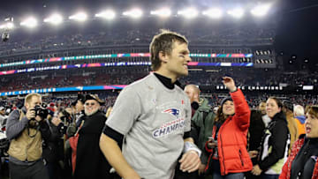 FOXBOROUGH, MA - JANUARY 21: Tom Brady