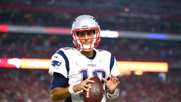 Jimmy Garoppolo (10) New England Patriots - Mark J. Rebilas-USA TODAY Sports