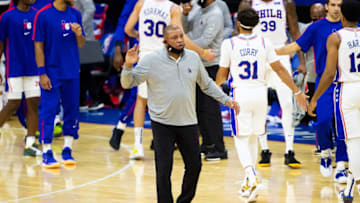 Doc Rivers, Sixers Mandatory Credit: Bill Streicher-USA TODAY Sports